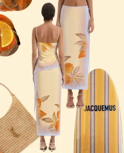 Sir The Label Serene Tie Midi Skirt Multi Size 3 for rent on The Volte - image 1