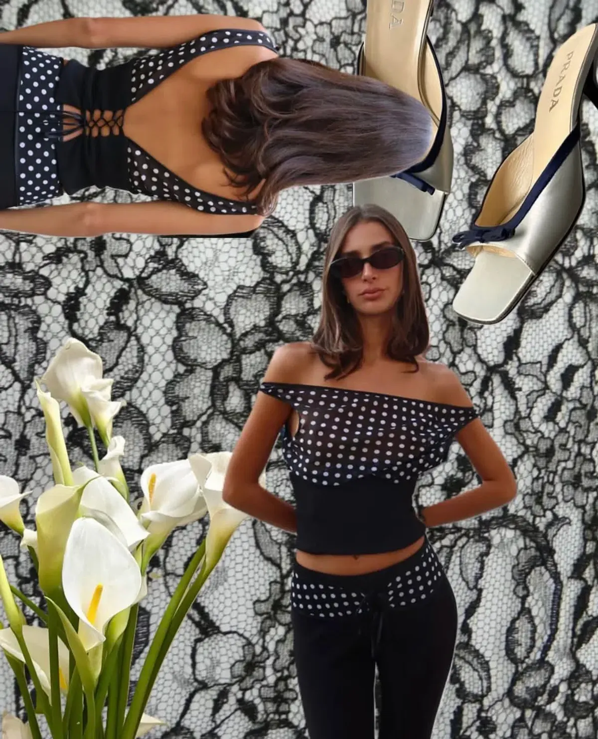 Fait Par Foutch Remi Top Polka Dot Size 12/L for rent on The Volte - main image