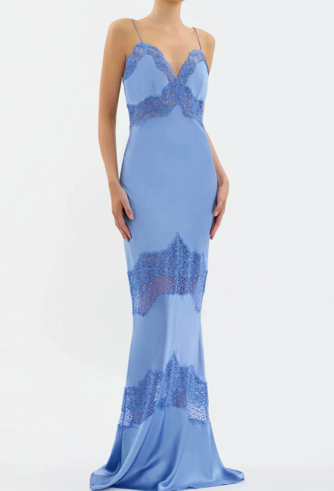 Rebecca Vallance Larisa Maxi Dress Blue Size XS / AU 6 for rent on The Volte - main image