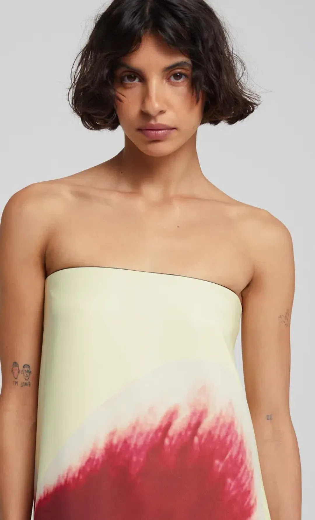 Rat & Boa Antheia Dress Cream Print Size 8 for rent on The Volte - main image