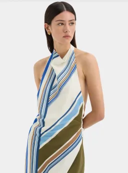 SIR The Label Thistle Halter Mini Dress Multi Size AU 8 for rent on The Volte - image 4