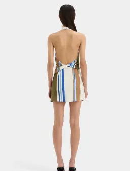 SIR The Label Thistle Halter Mini Dress Multi Size AU 8 for rent on The Volte - image 2