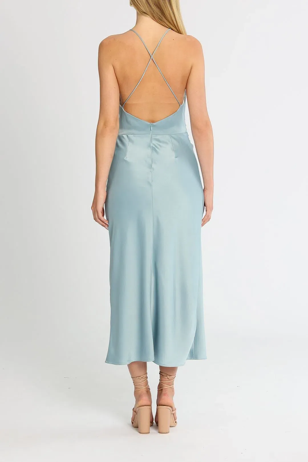 Pasduchas Beau twist Midi Dress AU 12 for rent on The Volte - main image