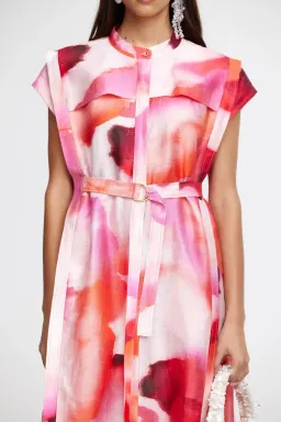 Acler Highlow Maxi Dress Multi Size 8 for rent on The Volte - image 4