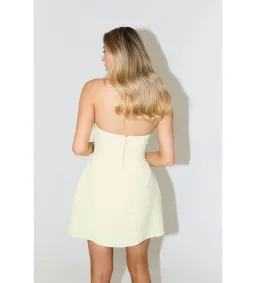 Odd Muse The Ultimate Muse Structured Mini Dress Lime Cream Size 16 for rent on The Volte - image 4