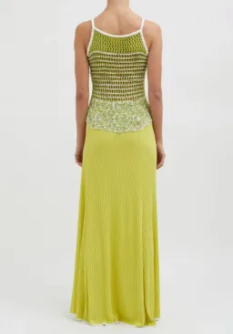 Christopher Esber Grafted Duo Cami Gown Yellow Size S / Aus 8 for rent on The Volte - image 2