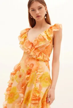 Kate Ford Cosmos Frill Gown Size 8 for rent on The Volte - image 3