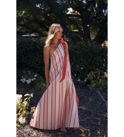 Aston Studio Mila Maxi Dress in Hana Stripe Size 12 for rent on The Volte - image 2