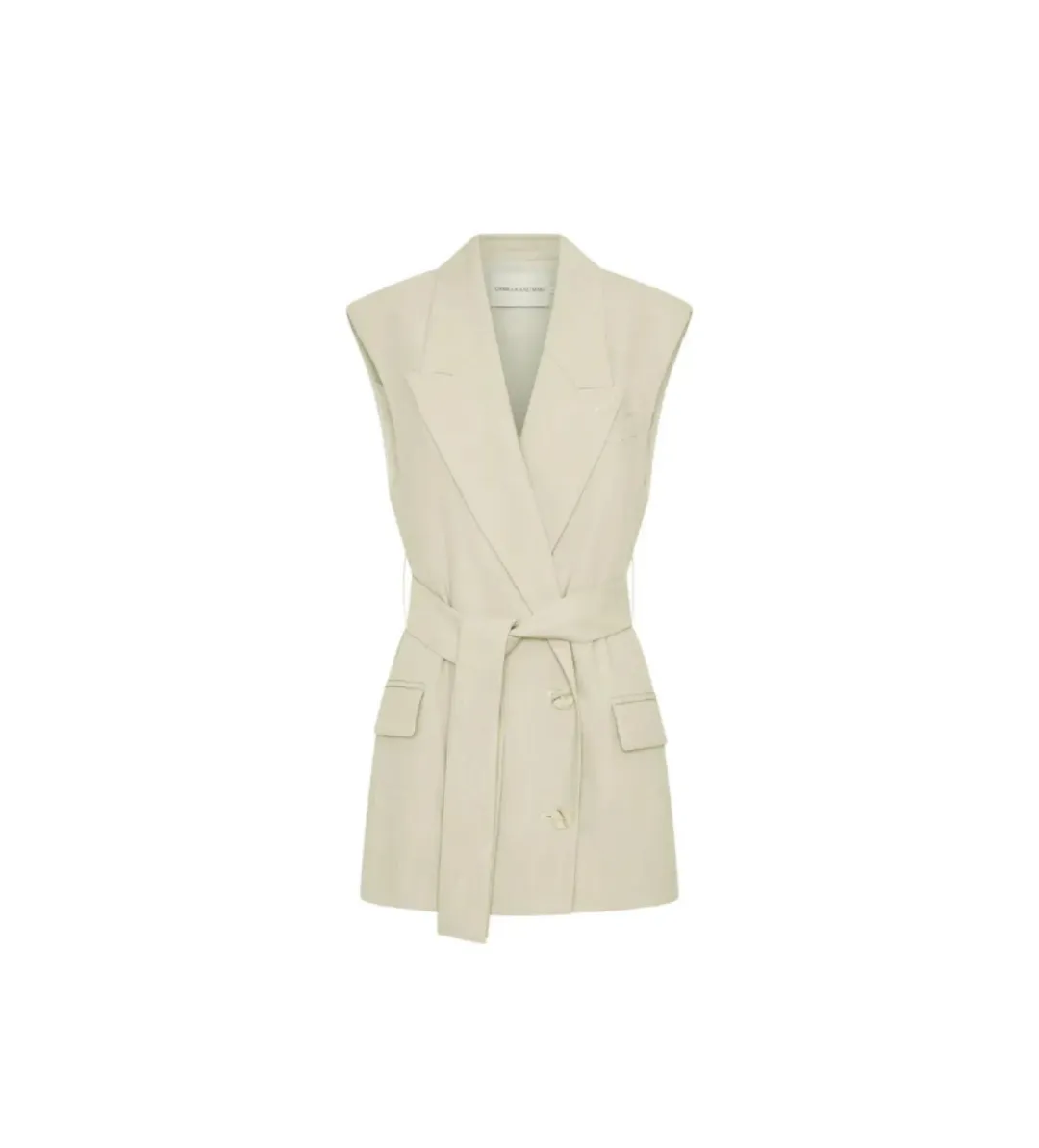 Camiilla and Marc Coen Vest Suit and Pants Sage Green Size 8 for rent on The Volte - main image