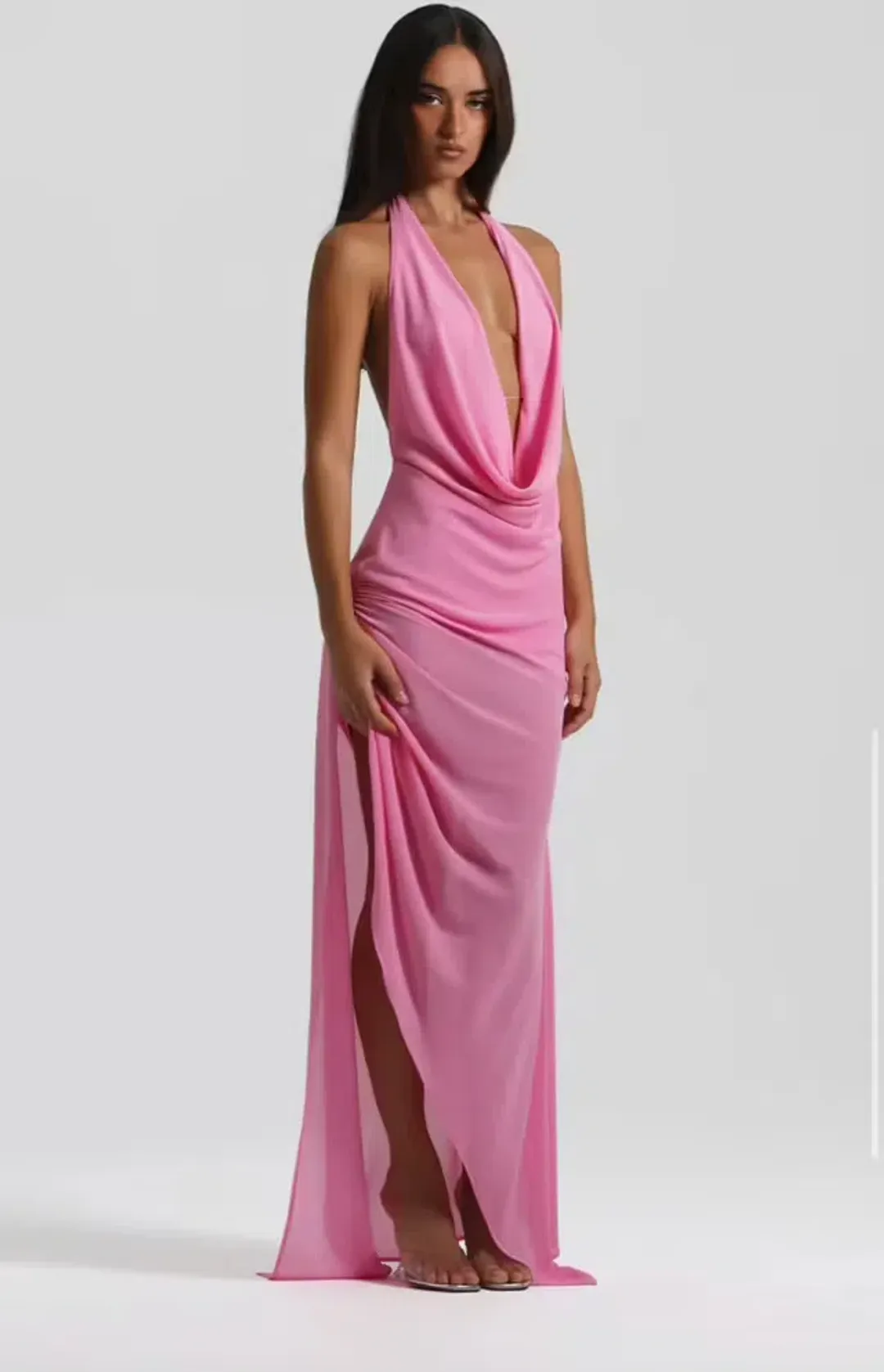 Natalie Rolt Anastasia Mini Dress Candy Pink Size 1 /AU 8 for rent on The Volte - main image