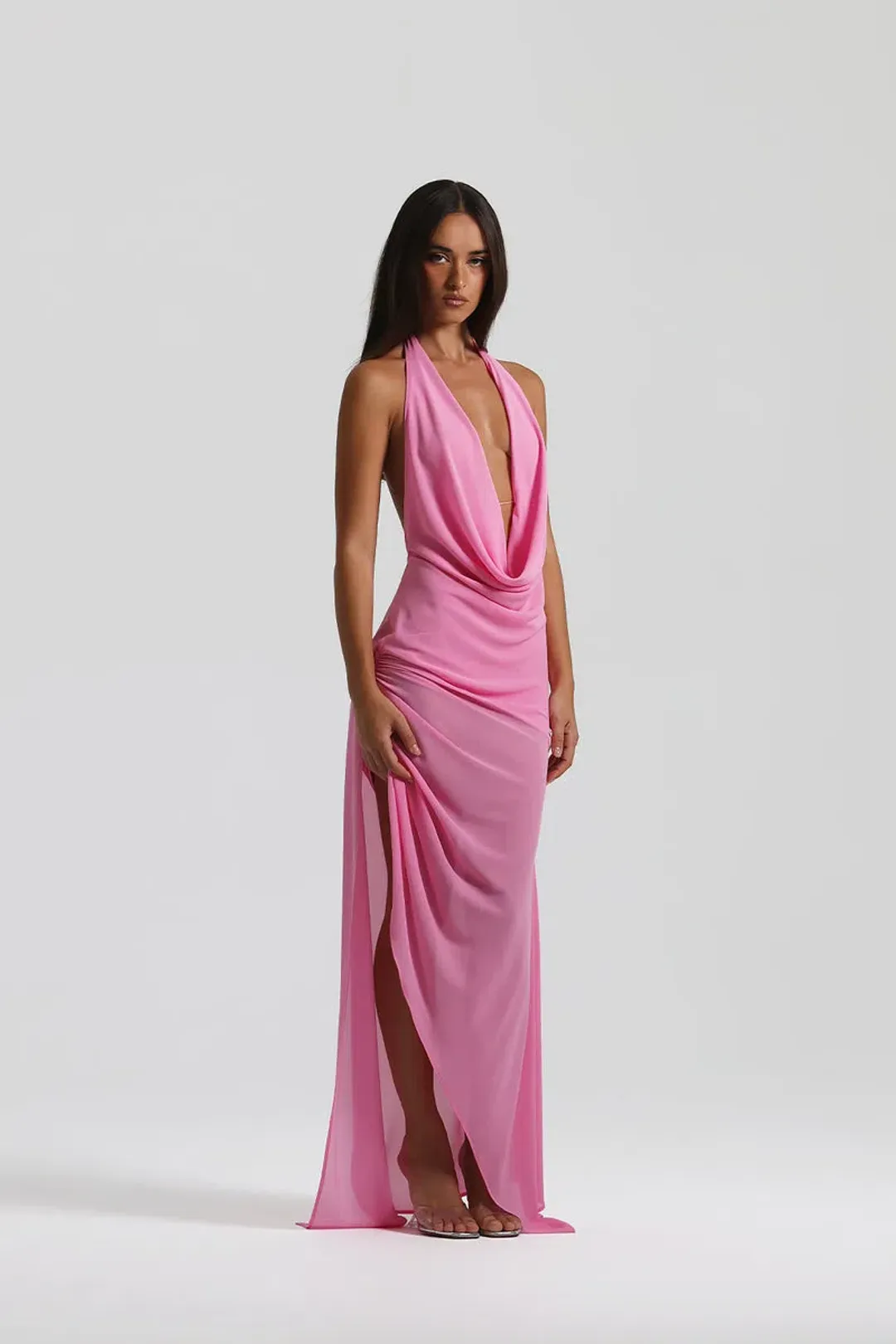 Natalie Rolt Anastasia Mini Dress Candy Pink Size 1 /AU 8 for rent on The Volte - main image