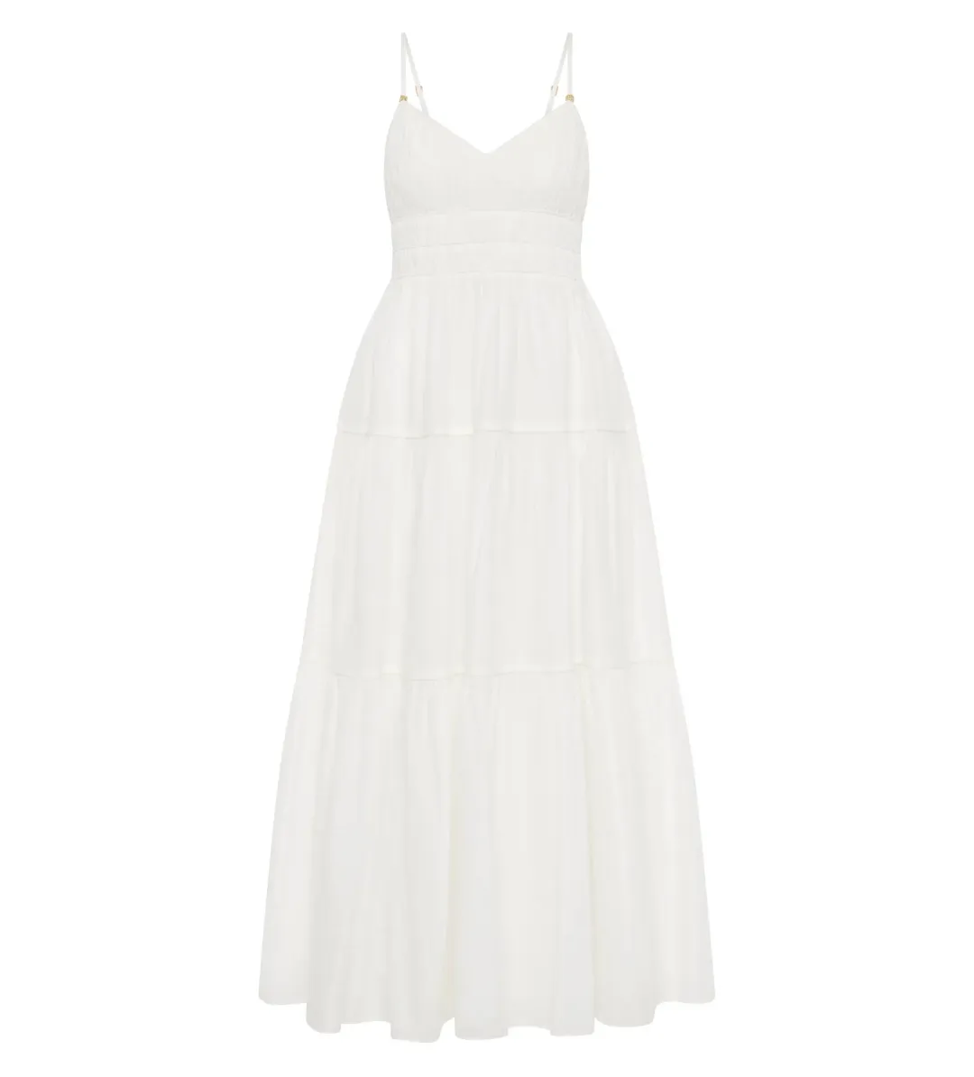 Aje Pendulum Maxi Dress Ivory Size AU 10 for rent on The Volte - main image