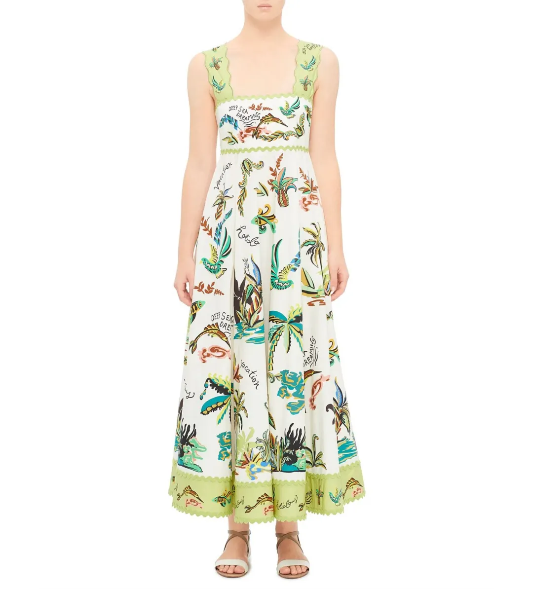 Alemais Day Dream Summer Dress Exclusive Print Size 12 for rent on The Volte - main image