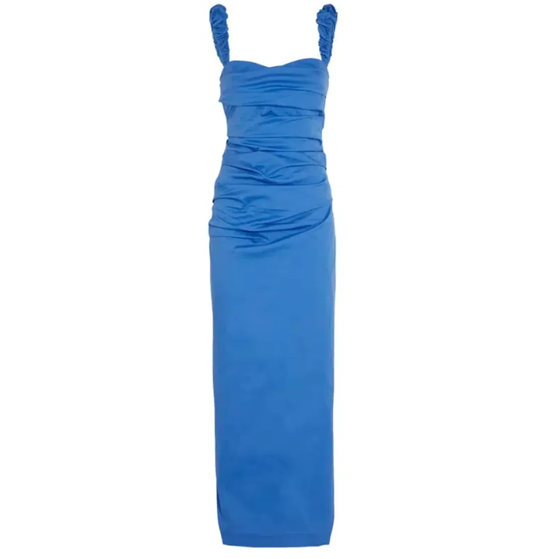 Sir The Label Azul Balconette Gown in Cobalt AU 8 for rent on The Volte - main image