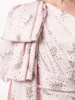 Acler Mavis Mini Dress Blush Print Size 10 for rent on The Volte - image 4