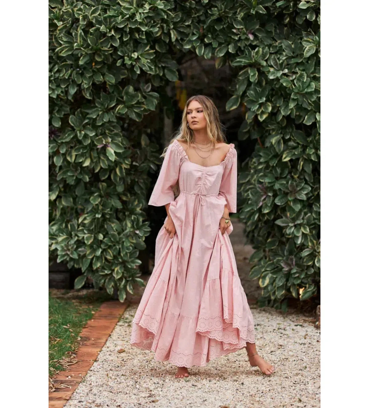 Coven & Co Starlight Gown Pink Size M / AU 12 for rent on The Volte - main image