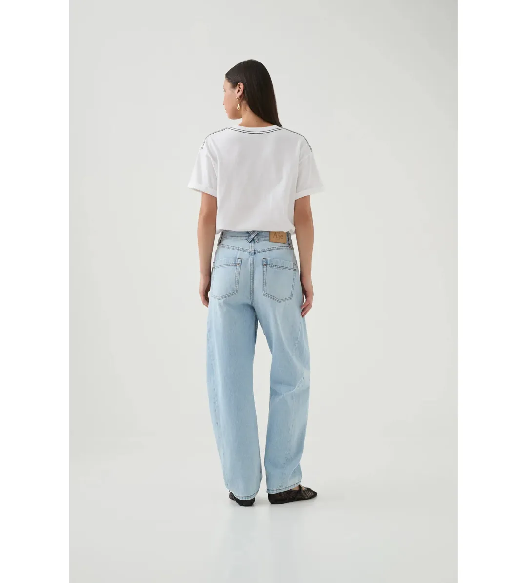 Aje Beyond Embellished Logo Tee Size XS/6 for rent on The Volte - main image