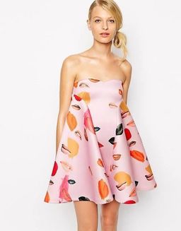 Alice McCall - Sweetheart Dress - Lips - 8 for rent on The Volte - image 2