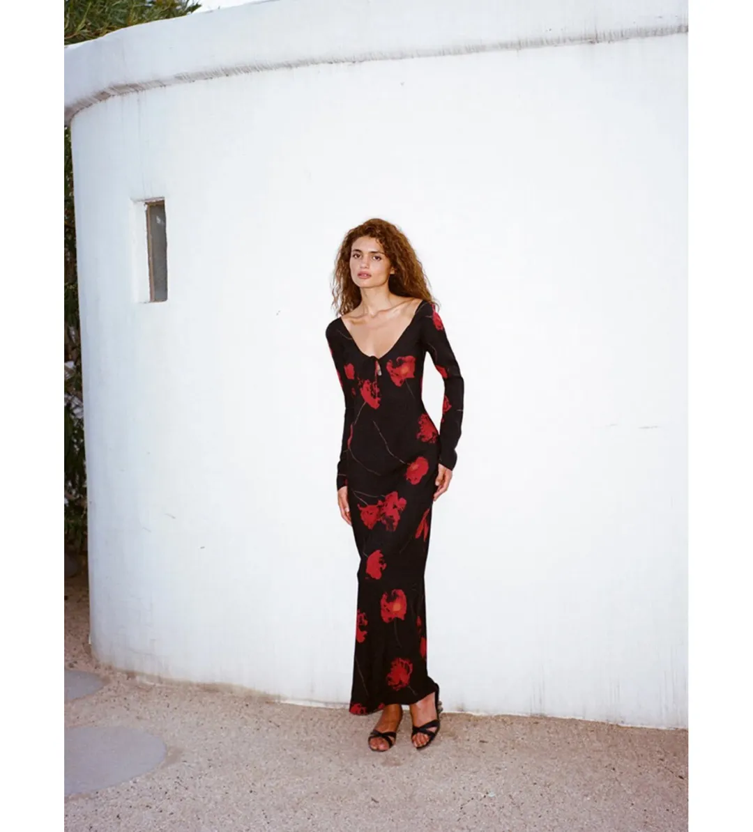 Realisation Par The Selma Maxi Dress in Euphoria Noir Size AU 8 for rent on The Volte - main image