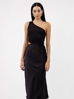 Christopher Esber Carmen Rib Bias Dress Black Size 6 for rent on The Volte - image 2