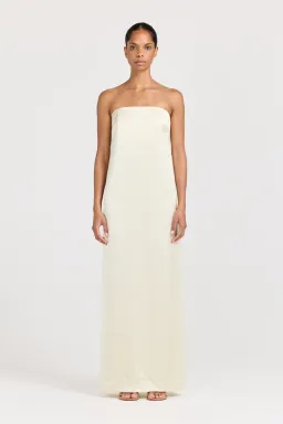 Henne Amaya Dress in Cream Size 6  for rent on The Volte - image 1