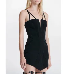 Dion Lee Fine Fork Mini Dress Size 8 for rent on The Volte - image 4