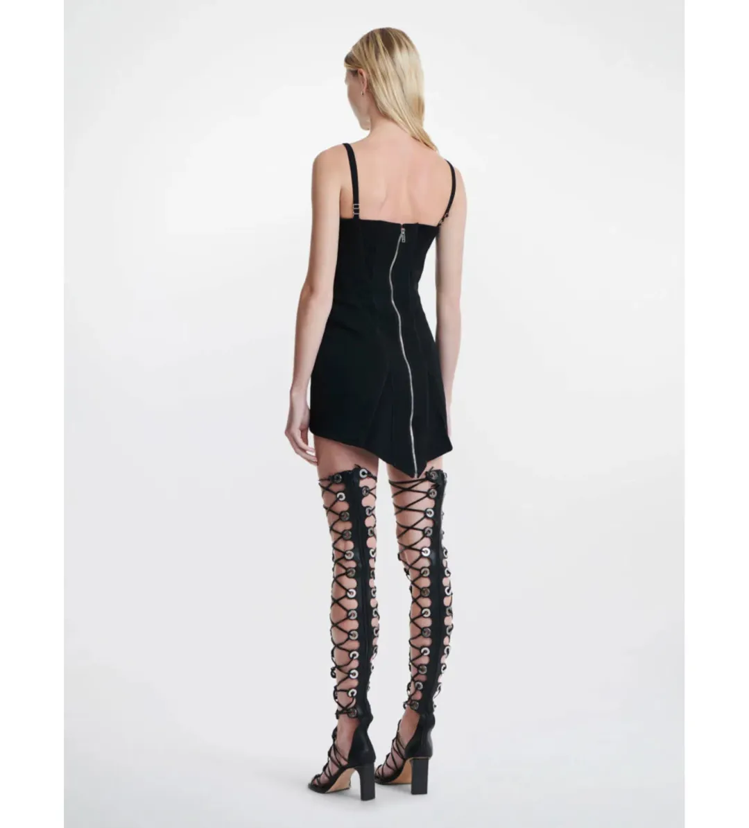 Dion Lee Fine Fork Mini Dress Size 8 for rent on The Volte - main image