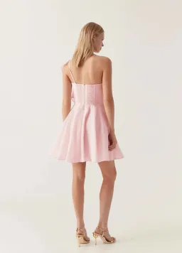 AJE Genesis Mini Dress Soft Pink Size AU 10 for rent on The Volte - image 3