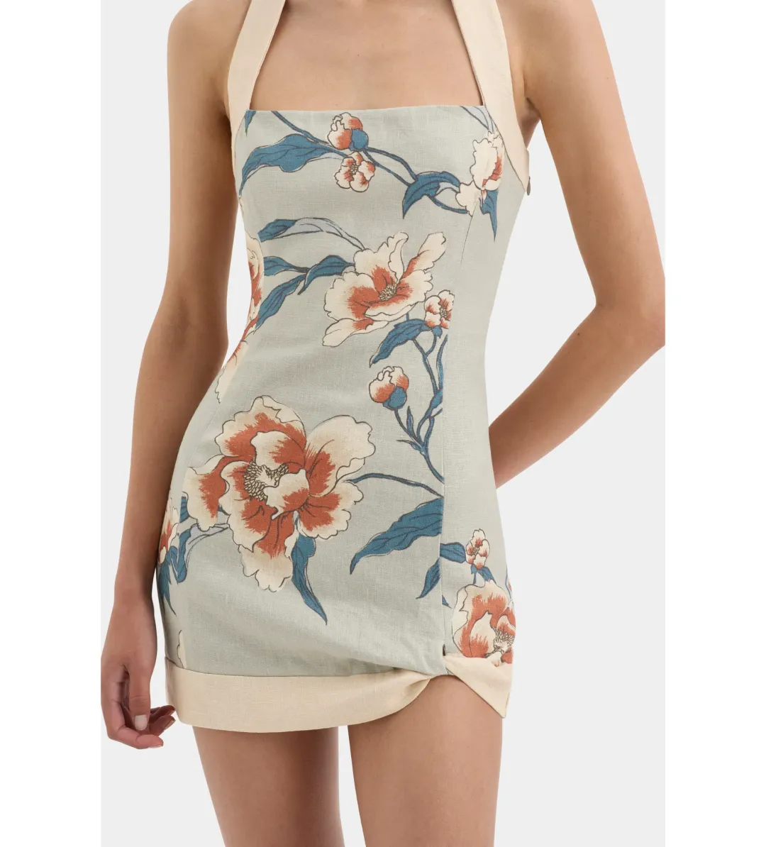 Sir The Label Roisin Mini Dress Bloom Floral Size 10/M for rent on The Volte - main image