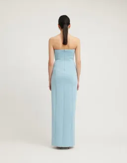 Tojha Fleur Maxi Dress in Powder Blue Size AU 10 for rent on The Volte - image 3