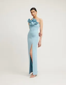 Tojha Fleur Maxi Dress in Powder Blue Size AU 10 for rent on The Volte - image 2