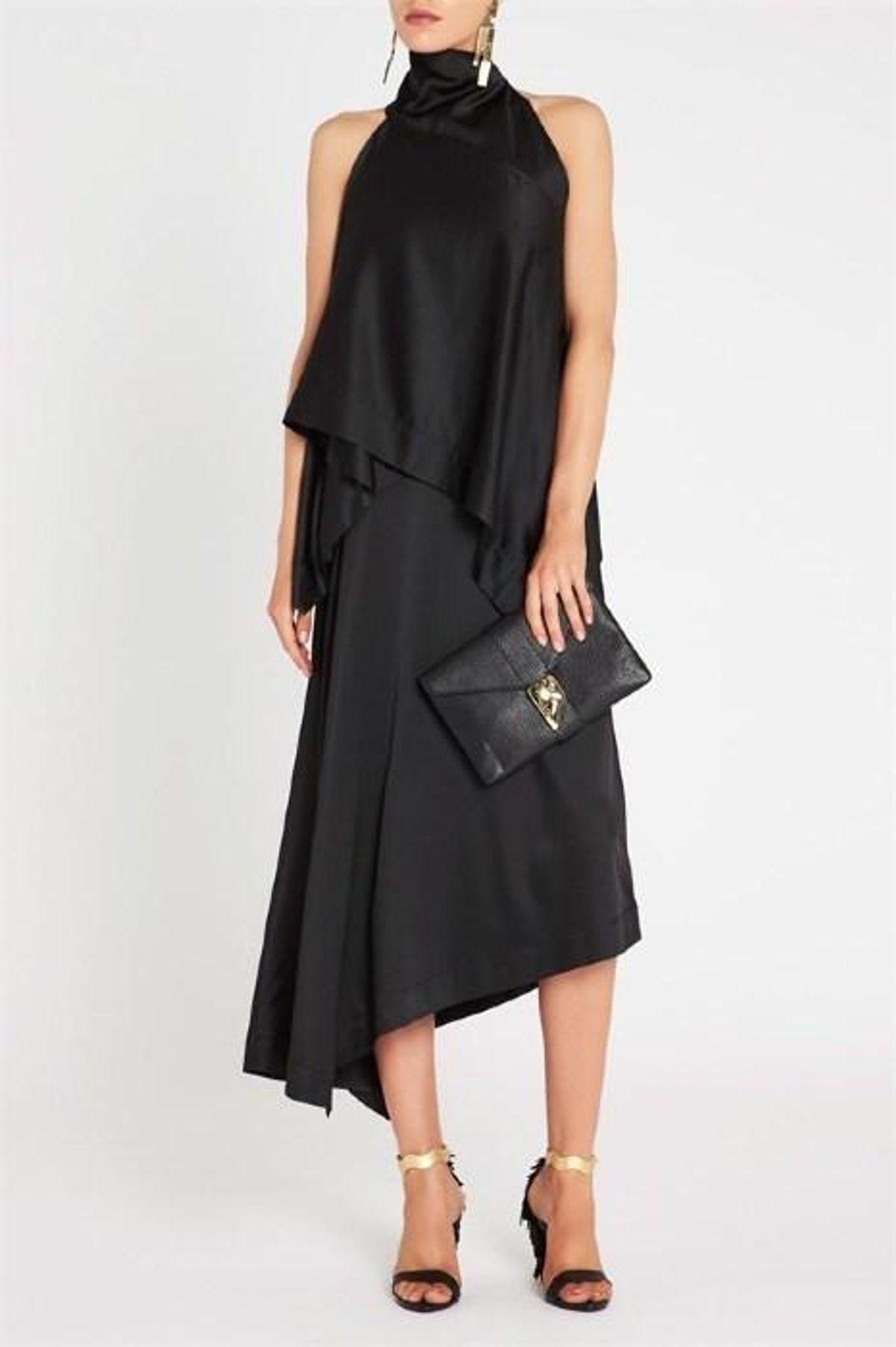 Sass & Bide Block Party Dress (Black) size 8 for rent on The Volte - main image