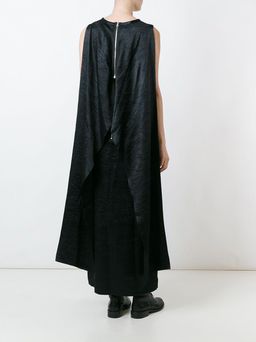 McQ Alexander McQueen Black Maxi Cape Dress size 8 for rent on The Volte - image 1