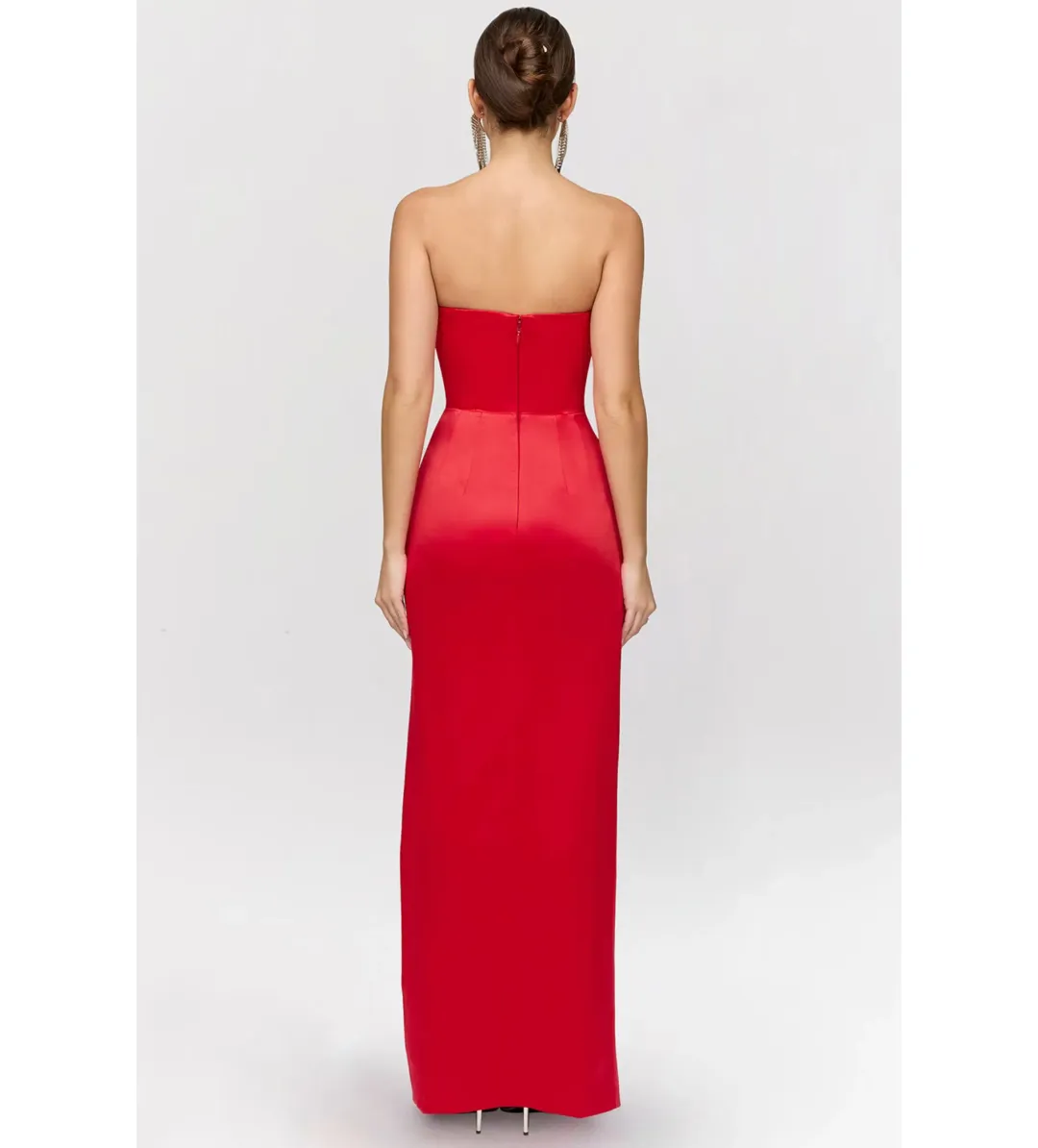House of CB Adrienne Maxi Dress Red Size M/AU 10 for rent on The Volte - main image