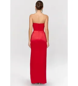 House of CB Adrienne Maxi Dress Red Size M/AU 10 for rent on The Volte - image 2