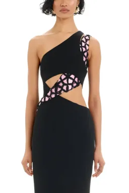 Eliya The Label Shay Gown Black Size 6 for rent on The Volte - image 2