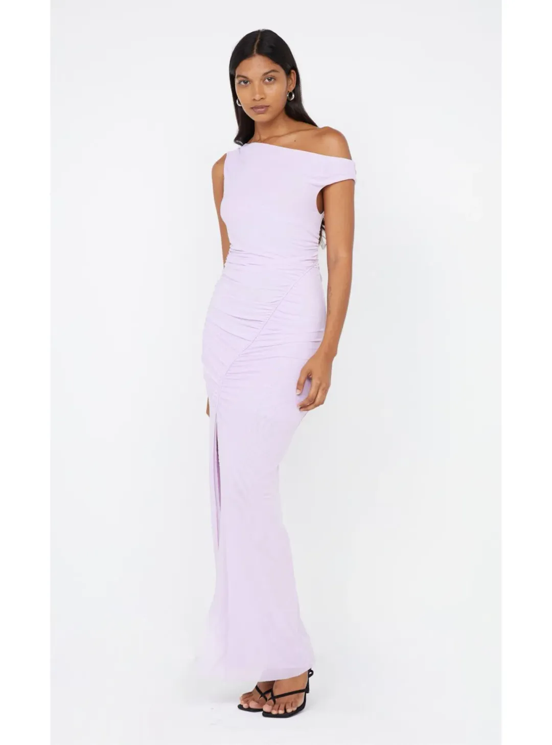 Bec & Bridge Sania Asym Dress Lilac Size 10 for rent on The Volte - main image
