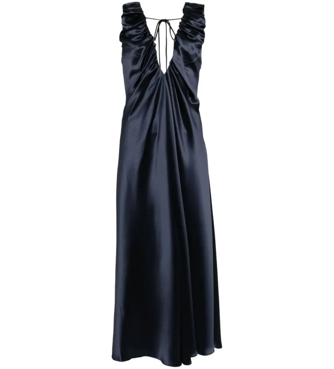 Acler Patterson Maxi Dress Navy Size 8 for rent on The Volte - main image