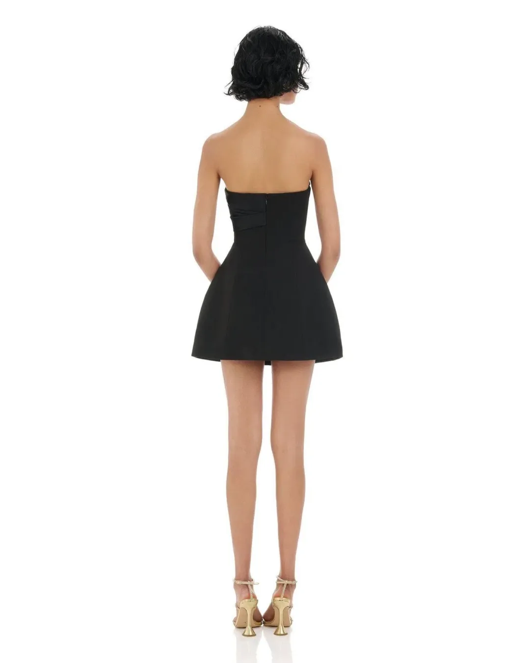 Eliya The Label North Mini Dress Black Size 6 for rent on The Volte - main image