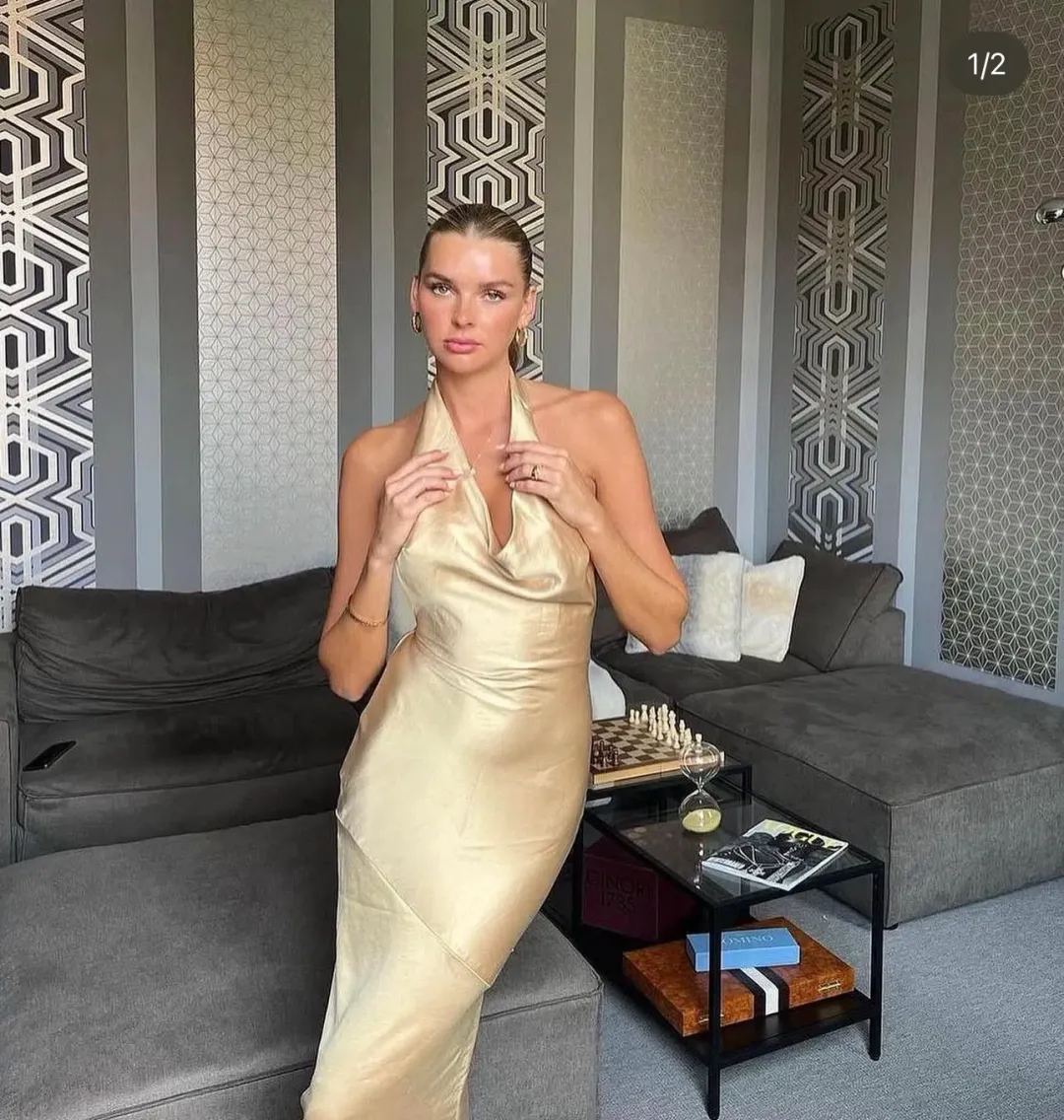 Arcina Ori Daniella Gold Size 6/XS for rent on The Volte - main image