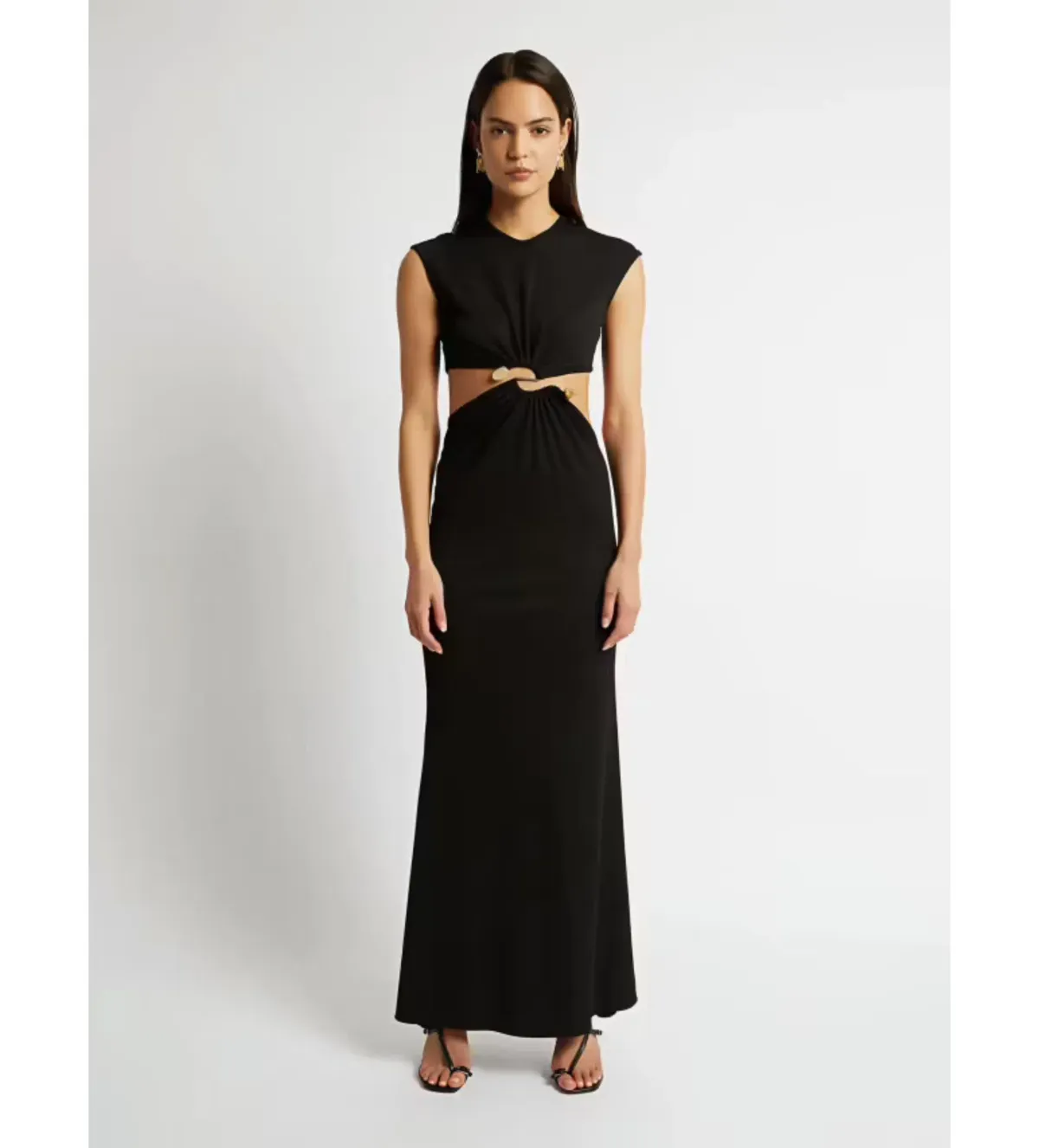 Christopher Esber Disorted Quartz Split Tank Maxi Dress Size 8/S for rent on The Volte - main image