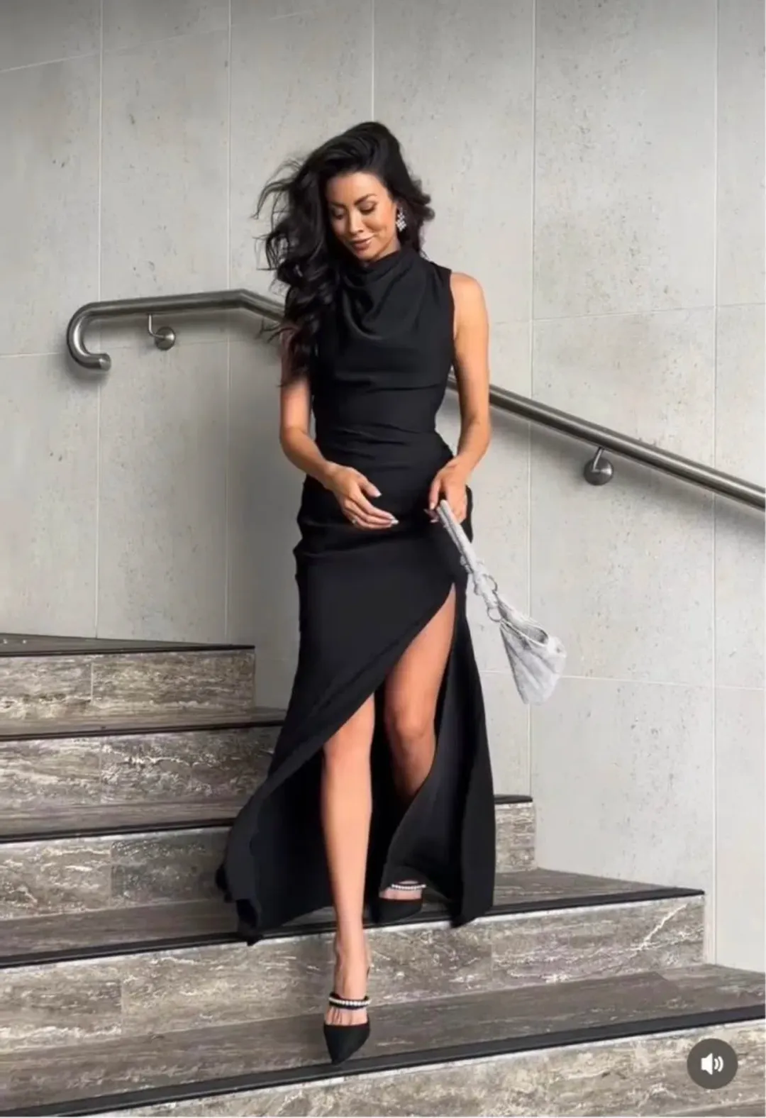 Sheike Venus Maxi Dress Black Size 16 for rent on The Volte - main image