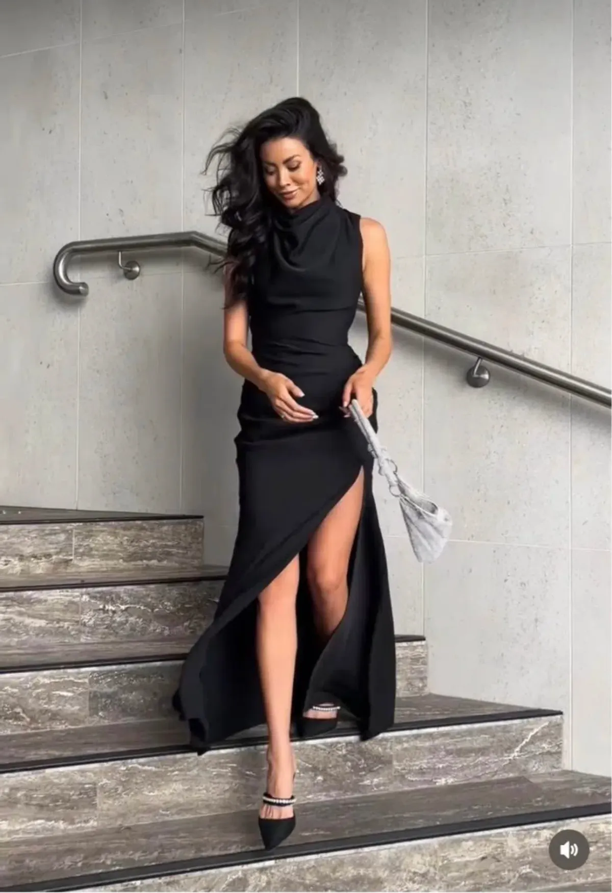 Sheike Venus Maxi Dress Black Size 16 for rent on The Volte - main image