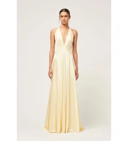 Michael Lo Sordo Bond 007 Paloma Dress Pale Yellow Size 6/XS for rent on The Volte - image 1