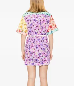 Zimmermann Lightburst Mini Shirt Dress Size AU 10 for rent on The Volte - image 2