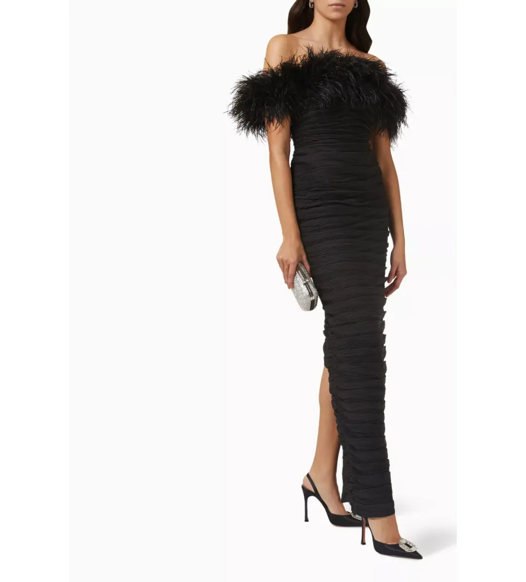 Rachel Gilbert Zion Dress Black Size 6 for rent on The Volte - main image