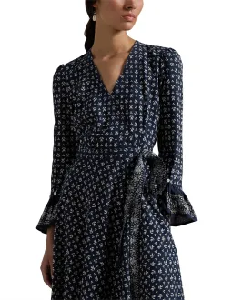 Polo Ralph Lauren Floral Print Wrap Dress Size AU 4 for rent on The Volte - image 3