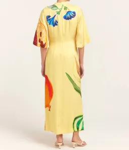 Alemais Dahlia Midi Dress Yellow Size 8 for rent on The Volte - image 3