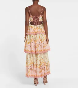 Zimmermann Laurel Frill Midi Dress AU Size 8 for rent on The Volte - image 3