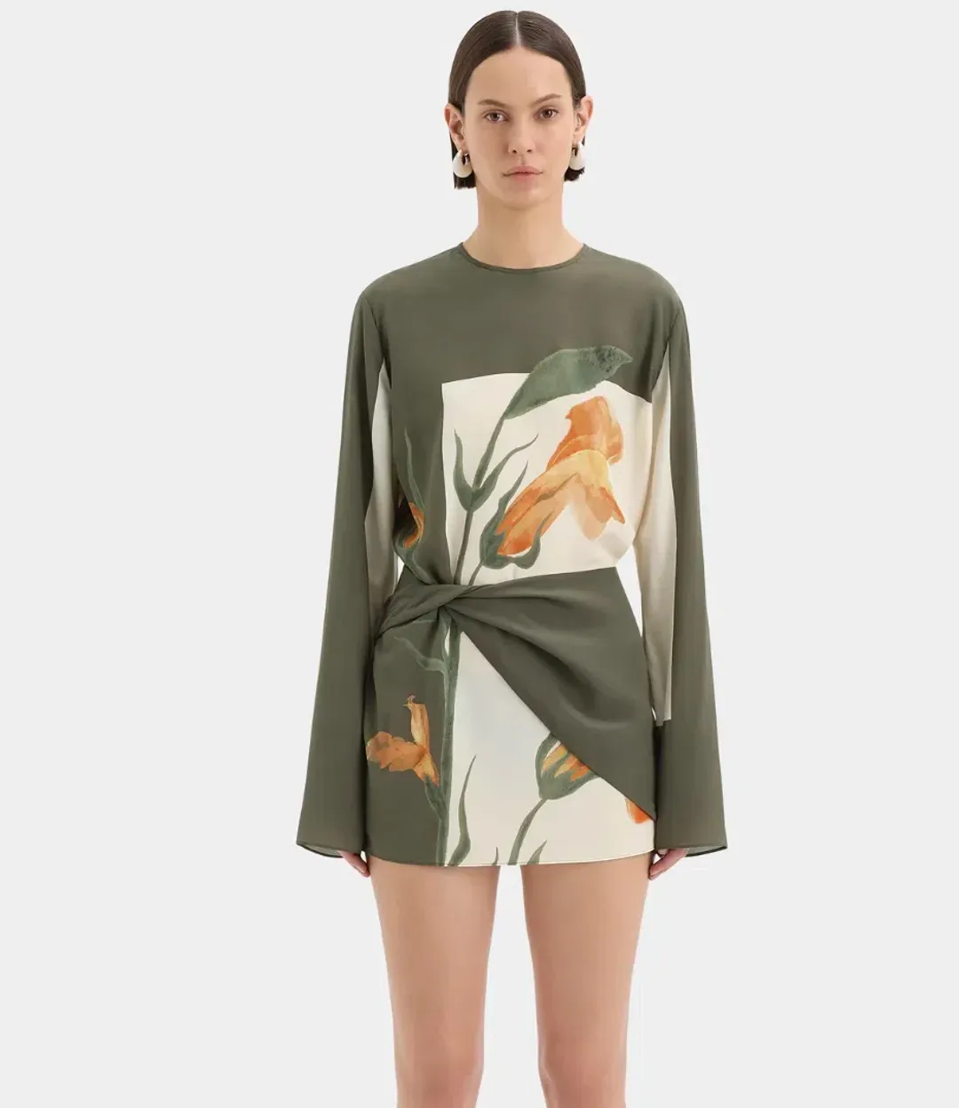 SIR The Label Constance Mini Dress  Floral Size 8 for rent on The Volte - main image